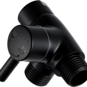 G-Promise 3-Way Shower Arm Diverter, Matte Black
