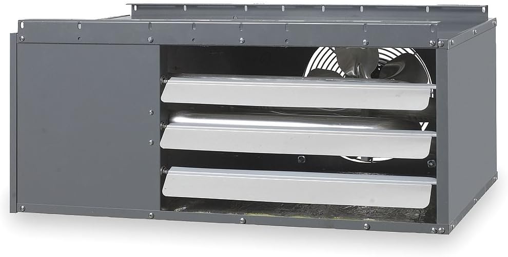 Dayton 90K BTU Gas Unit Heater, NG/LP, 1,100 CFM