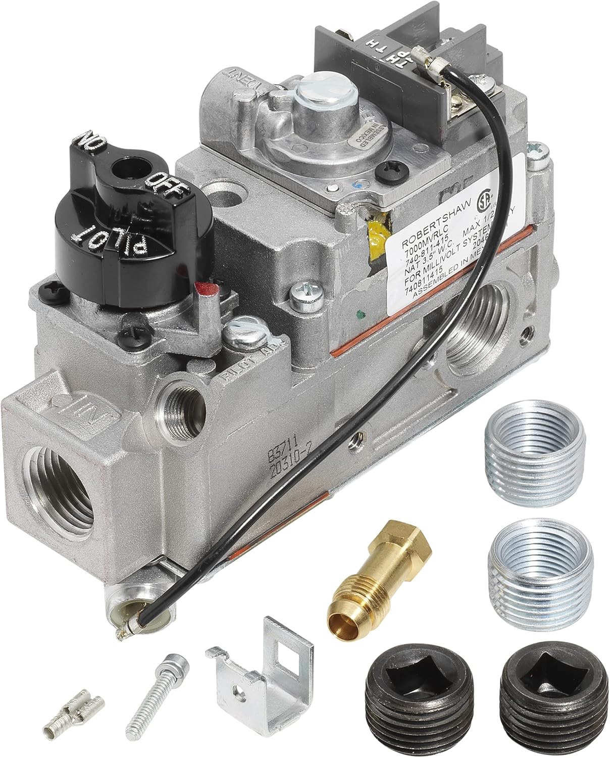 Robertshaw 710-502 Gas Valve - 70,000 BTU Millivolt