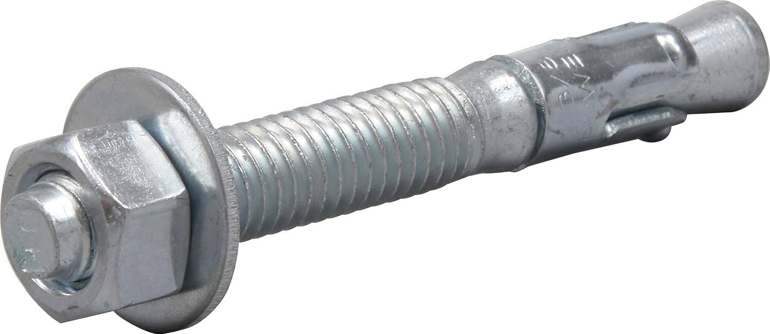 Power Pro 3/8x3in Wedge Anchors, 25-Pack