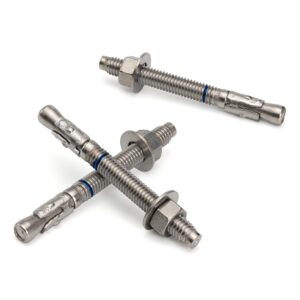 3/8" x 3-3/4" Stainless Steel Concrete Anchors (25-Pack)