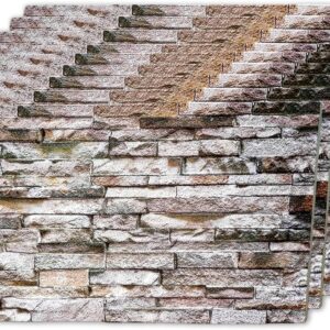 3D Decorative Styrofoam Brick Panels - 9 Pack (40"x20")