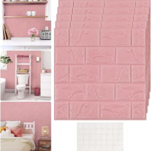 3D Peel & Stick Brick Wall Panels - 20pcs Waterproof Backsplash