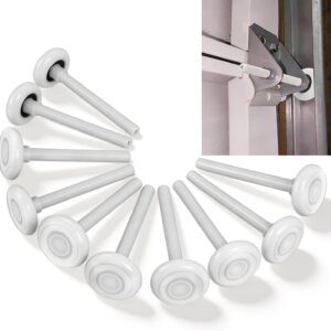10-Pack White Nylon Garage Door Rollers, 2" 6200RS Bearings