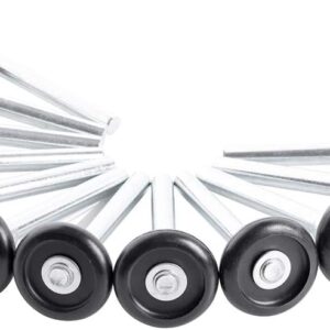 HOME MASTER 1-3/4" Nylon Garage Door Rollers, 12-Pack