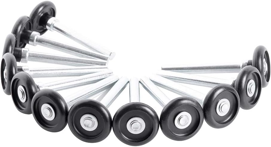 HOME MASTER 1-3/4" Nylon Garage Door Rollers, 12-Pack