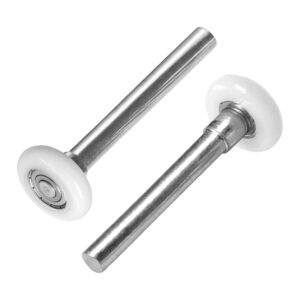 EMVANV 2pc 1.8in Quiet Nylon Garage Door Rollers White