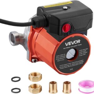 VEVOR Hot Water Circulator Pump, 10 GPM, Instant Hot Water