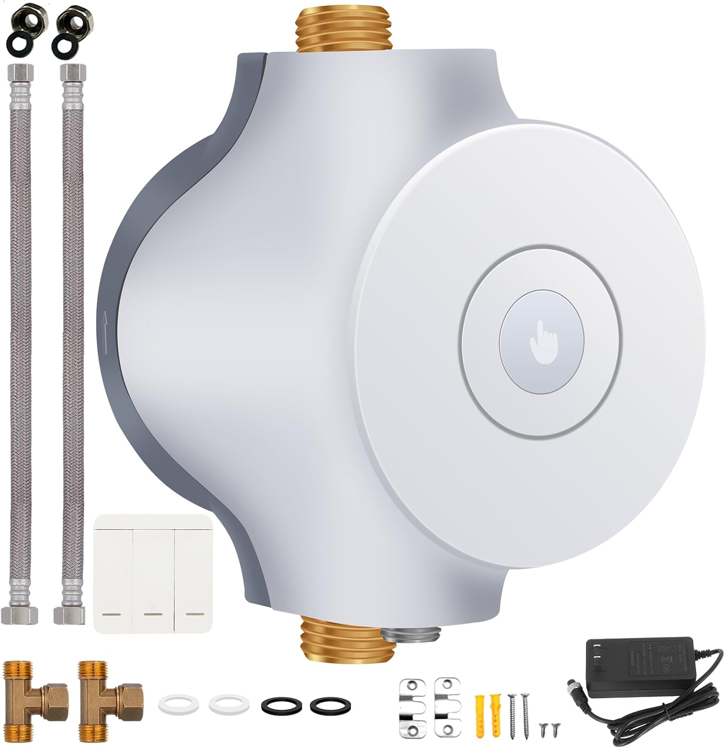 PROZRTED Smart Hot Water Recirc Pump 3-Speed Quiet