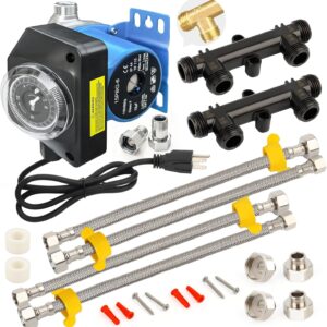 Upgraded Hot Water Pump Kit for Watts/Grundfos - 2 Valves