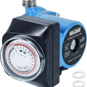 Wassermann Hot Water Recirc Pump w/ Timer, Stainless Steel