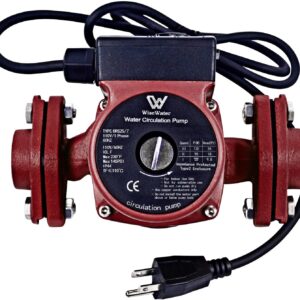 AB 110V Hot Water Circulating Pump, 13GPM, 3/4" FNPT (Red)