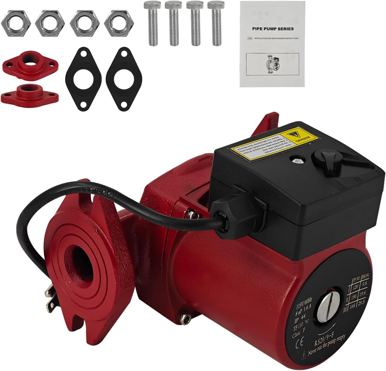 Dewinston 1/6 HP Hot Water Circ Pump 115V UPS26-99FC