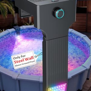 Solar Pool Light – 10-Color LED for Steel Pools