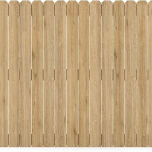 6ft Fir Dog-Ear Fence Pickets 25-Pack - JAXPETY