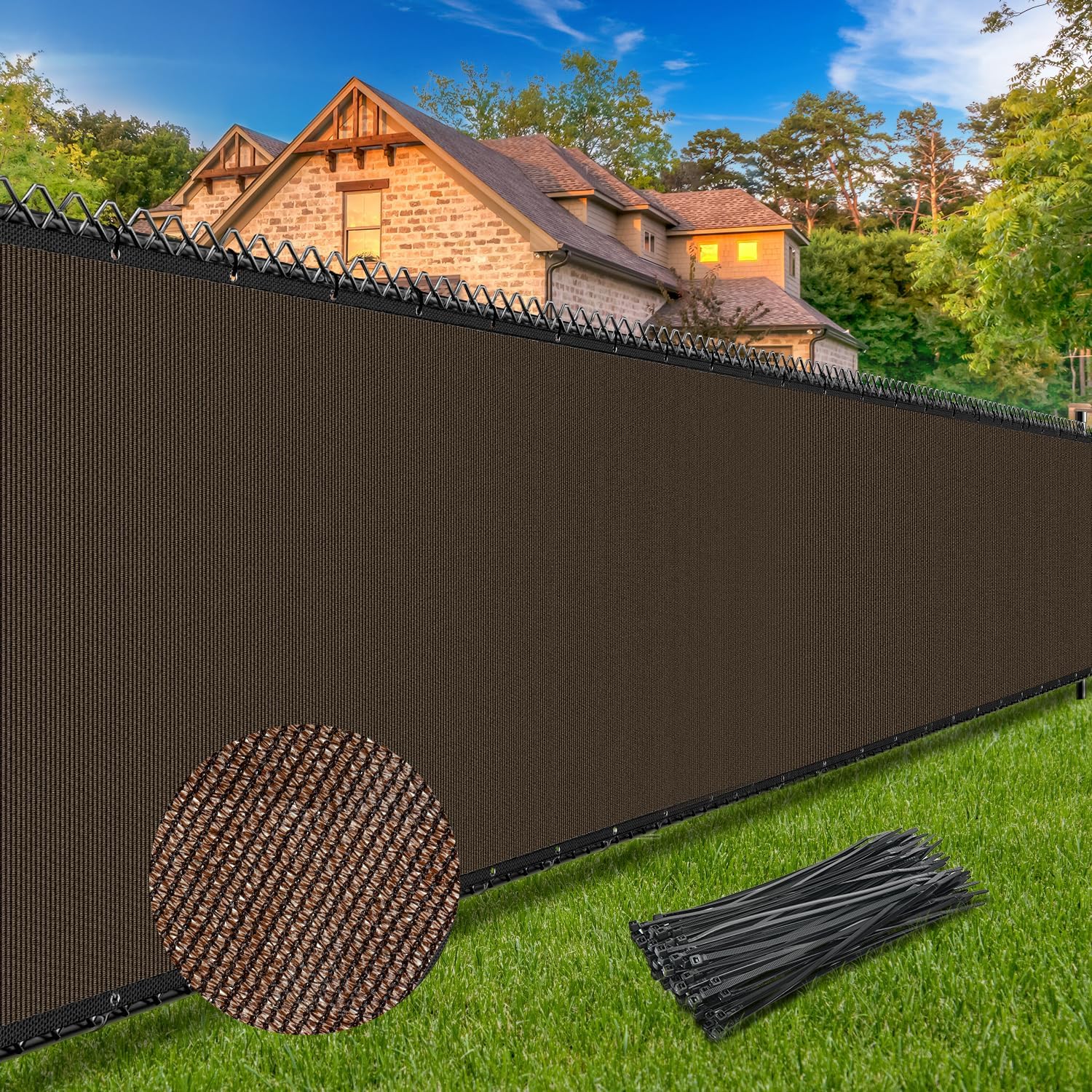 Winpull Privacy Screen 6' x 50' HDPE Mesh