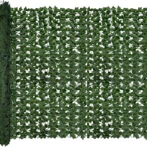 Artificial Ivy Privacy Fence Roll Screen, 128x72 Inches