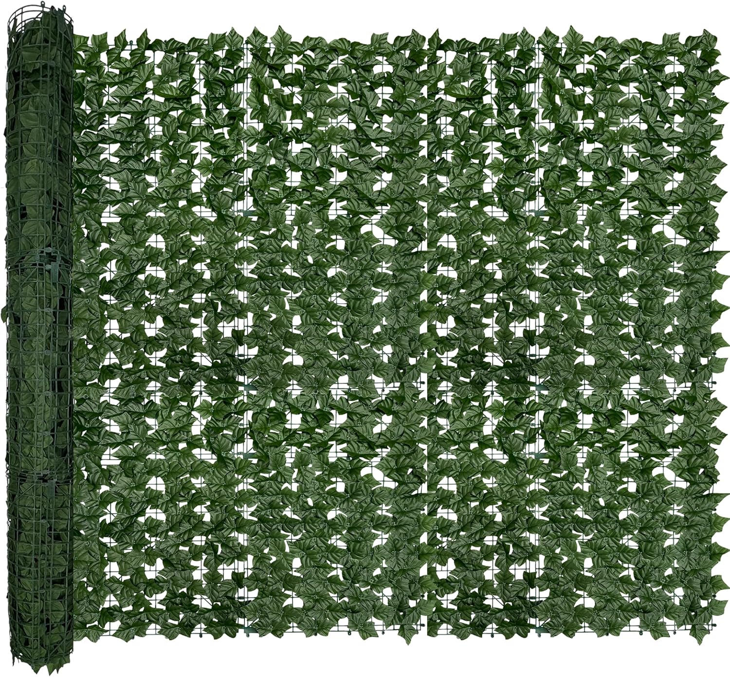 Artificial Ivy Privacy Fence Roll Screen, 128x72 Inches