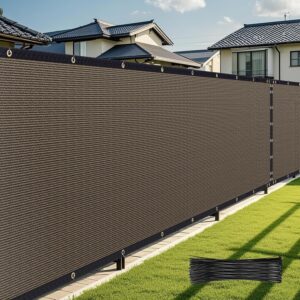 6' x 50' Fence Privacy Screen - 90% Shade Cover