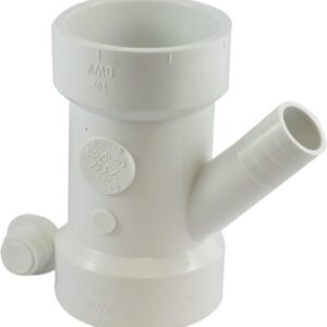 1.5" DWV PVC Dishwasher Wye Fitting, Schedule 40