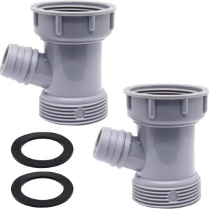 2-Piece Kitchen Sink Drain Adapter for Dishwasher