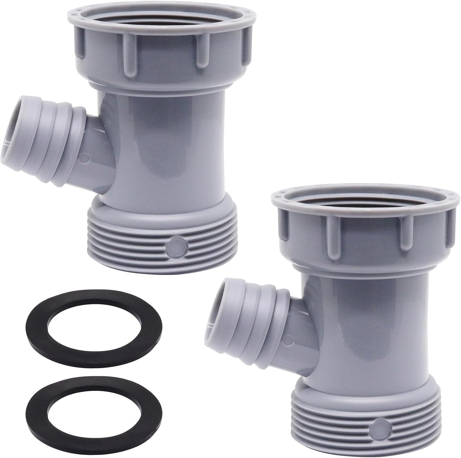 2-Piece Kitchen Sink Drain Adapter for Dishwasher