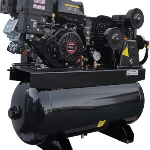 MutsMover 13HP Gas Air Compressor, 30 Gal, 180 PSI