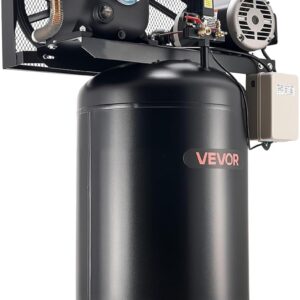 VEVOR 80 Gal Air Compressor, 10HP 3-Phase Industrial