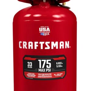 CRAFTSMAN 33 Gal Air Compressor, 175 PSI, Vertical