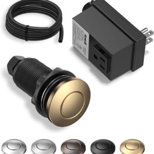 ANWOLL Air Switch Kit for Garbage Disposal, Champagne Bronze