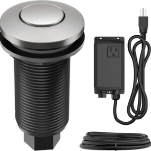 KRAUS Spot-Free Stainless Air Switch Kit for Garbage Disposal