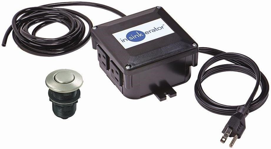 InSinkErator Dual Outlet Air Switch Kit, Satin Nickel