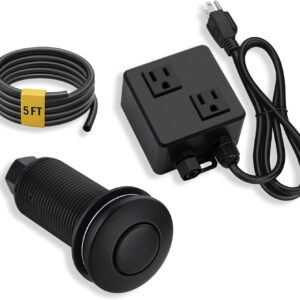 BESTILL Air Switch Kit for Garbage Disposal, Matte Black