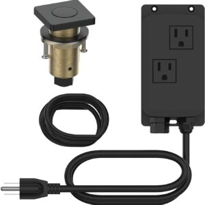 KANARY Matte Black Garbage Disposal Air Switch Kit
