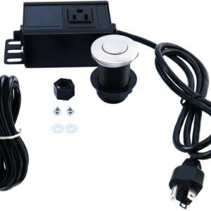 Homend Air Switch Kit for Garbage Disposal – Chrome Finish