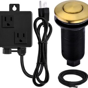 Champagne Bronze Air Switch Kit for Garbage Disposal