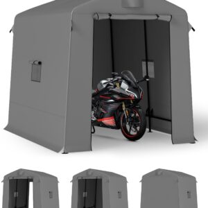7x6x6 FT Outdoor Storage Shed - Heavy-Duty Tent Shelter