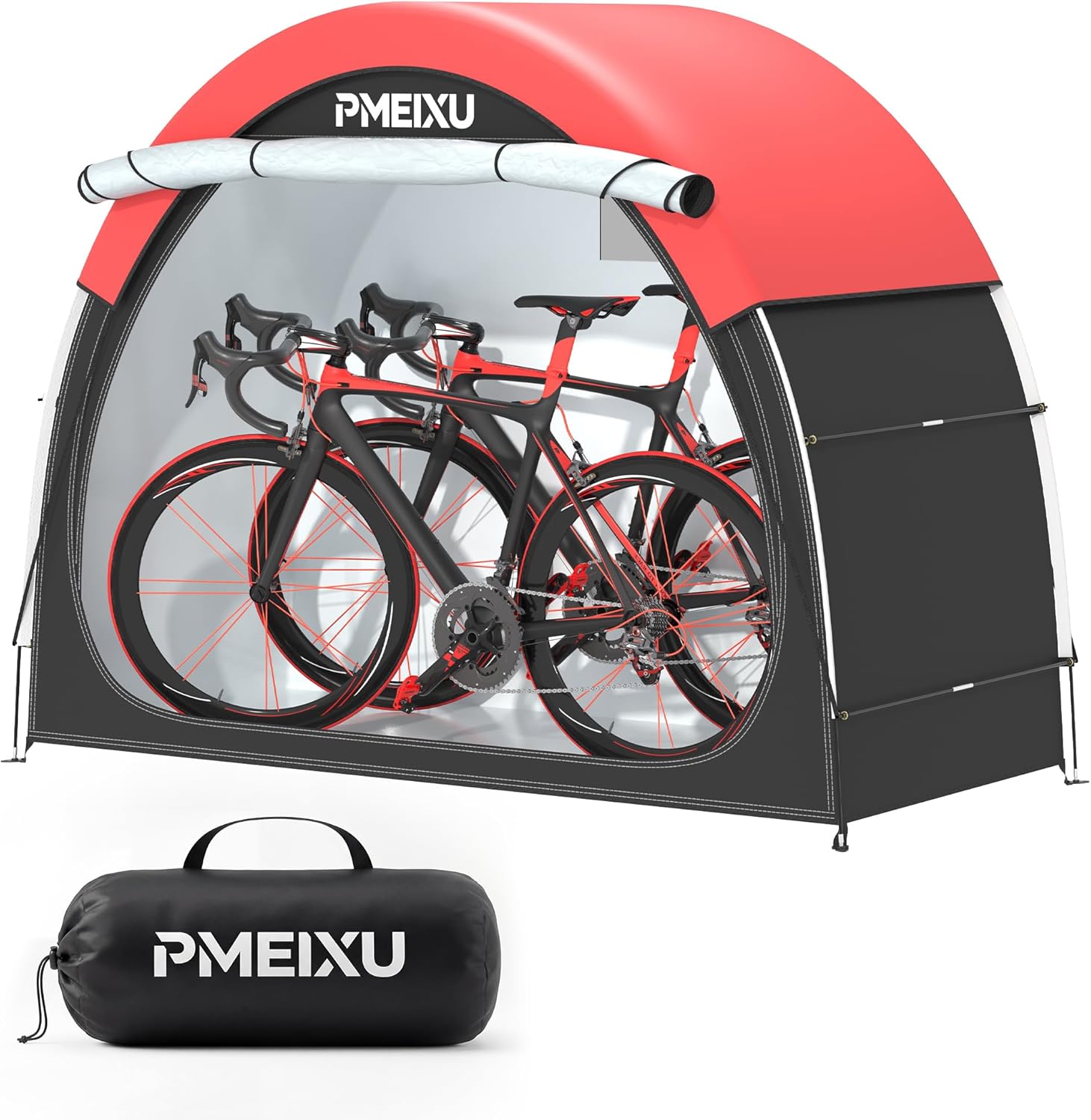 Heavy-Duty Bike Storage Shed Tent for 2-3 Bikes