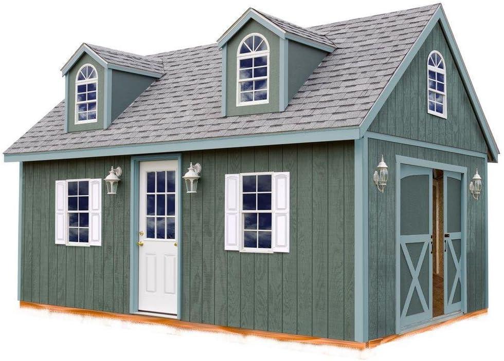 Arlington 12x20 Wood Storage Shed Kit - Best Barns