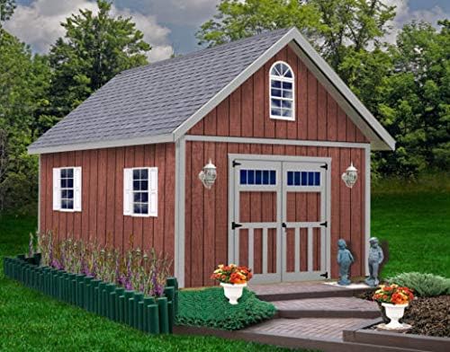 Best Barns Springfield 12x16 Wood Shed Kit (No Floor)
