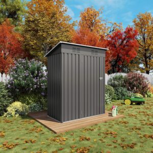 OVX 5'x3' Metal Storage Shed w/ Lockable Door
