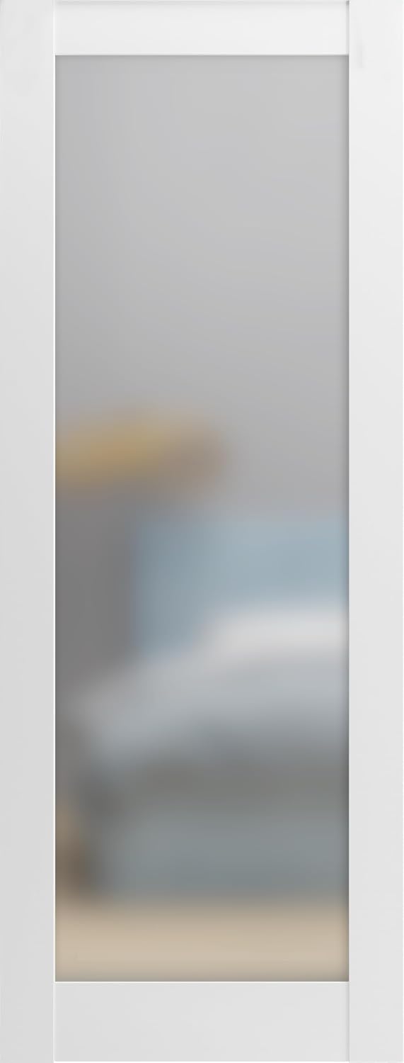SARTODOORS Planum 2102 Interior French Slab Door, White 36x96
