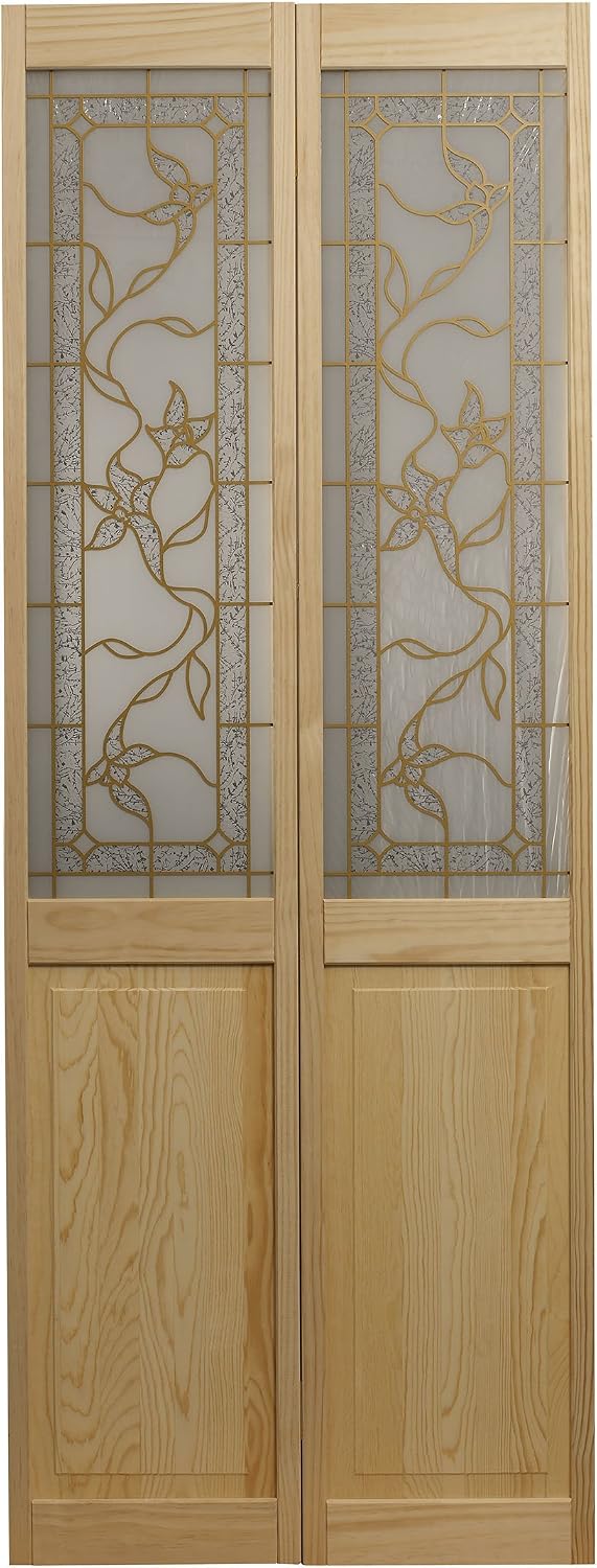 LTL Pinecroft Bifold Door 30" x 80", Solid Pine
