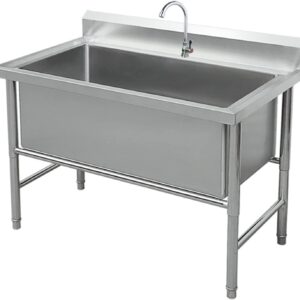 Commercial Stainless Steel Utility Sink 40x60in