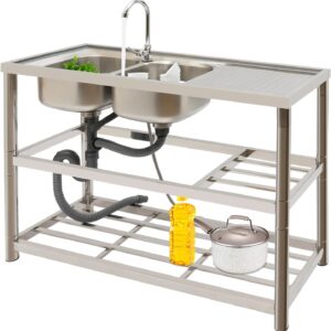 EliteBloom 304 SS Kitchen Sink 27x18" w/ Filter