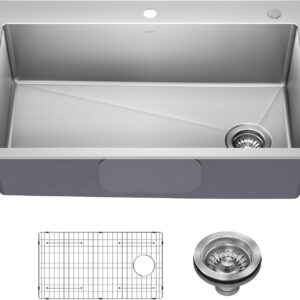 KRAUS Fairlane 33" Stainless Steel Kitchen Sink