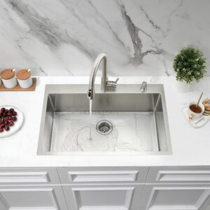 Jshozzy 30in Stainless Steel Kitchen Sink Combo