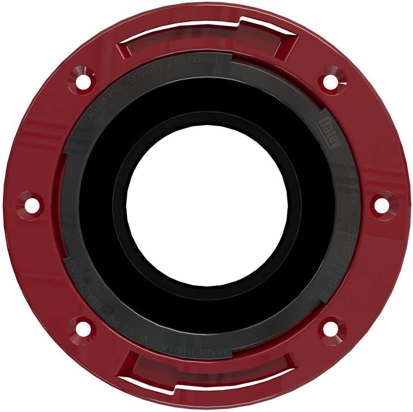 Oatey ABS Closet Flange with Metal Ring, 3" or 4"