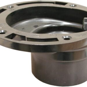 Jones Stephens C54343 ABS 4-Way Offset Closet Flange - Black