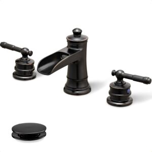 HOIGY Oil Rubbed Bronze Waterfall Bathroom Faucet